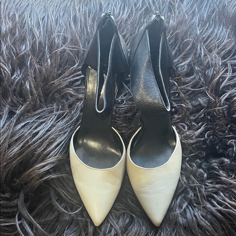 Elegant Black and Grey Women's Heels by Nine West